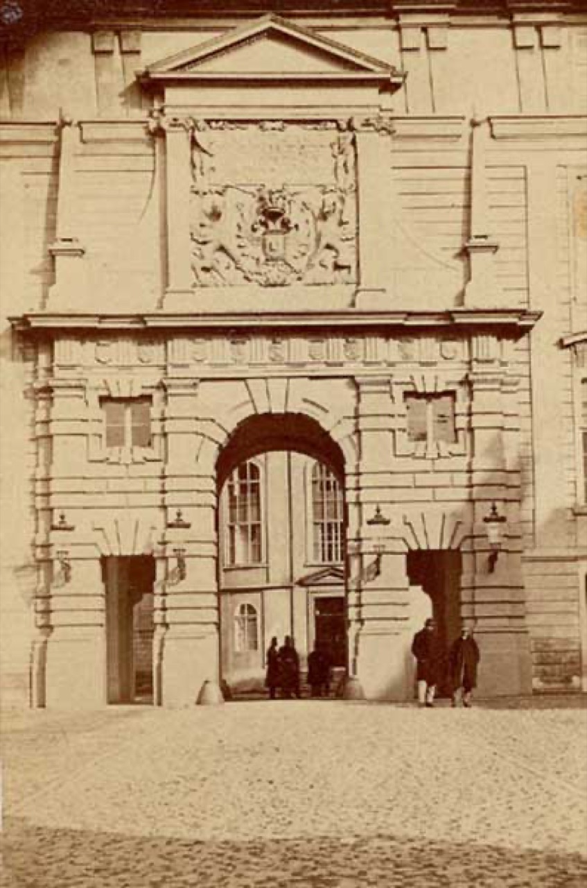 The Matthias Gate of 1614. František Fridrich, about 1870