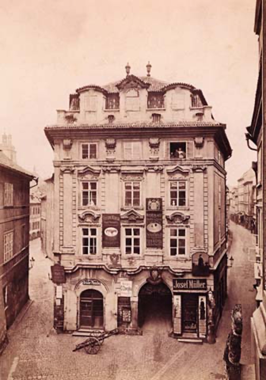 The House at the Comb between Celetná and Štupartská, demolished in 1883. František Fridrich